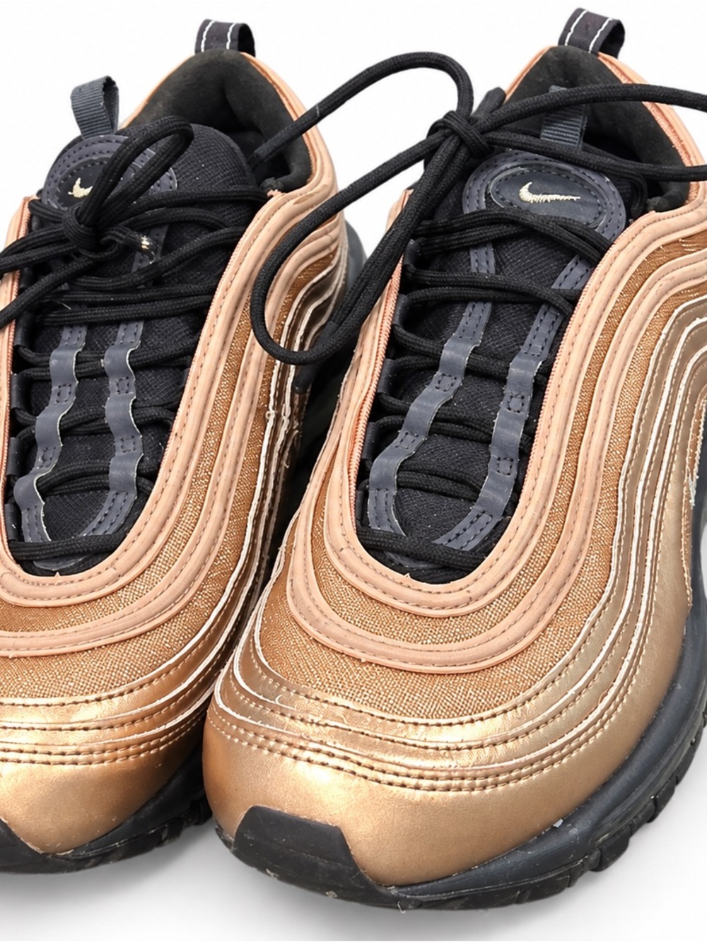 Nike Air Max 97 Copper Metallic Bronze Womenβs Size 9